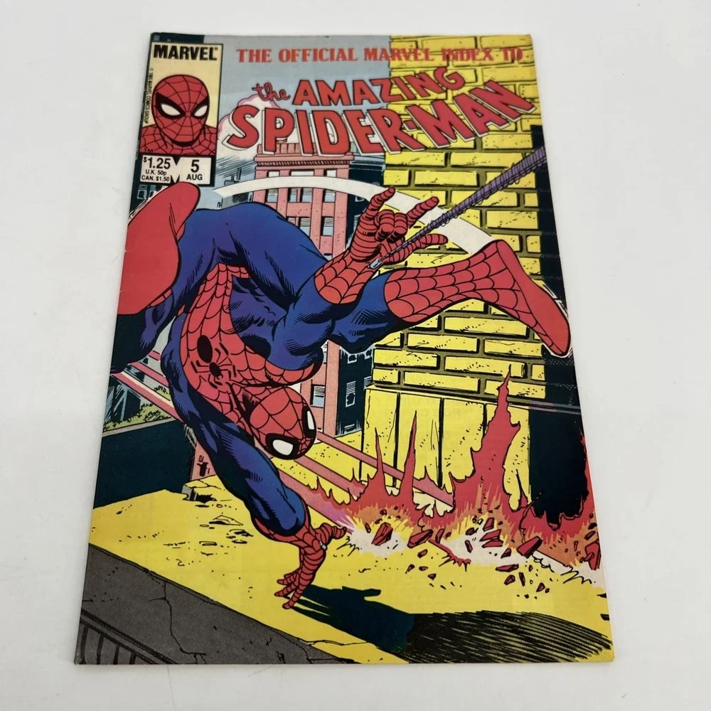 Marvel Comics The Official Marvel Index to The Amazing Spider-Man #5 1985